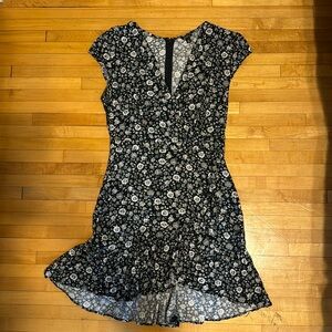 J Crew Mercantile Navy Blue floral dress
